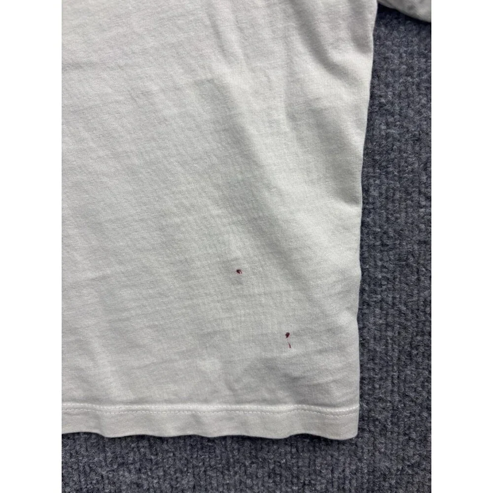 The North Face Shirt Womens Small White Cropped Boxy Multicolor Logo Tee Top‎ - Picture 5 of 7